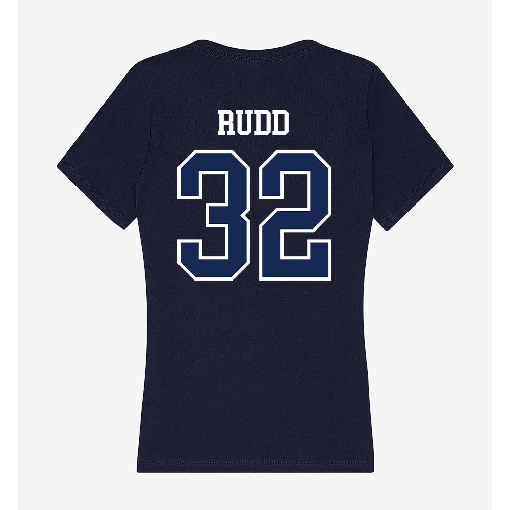 CBU - NCAA Baseball : Andrew Rudd - Women's V-Neck T-Shirt-1