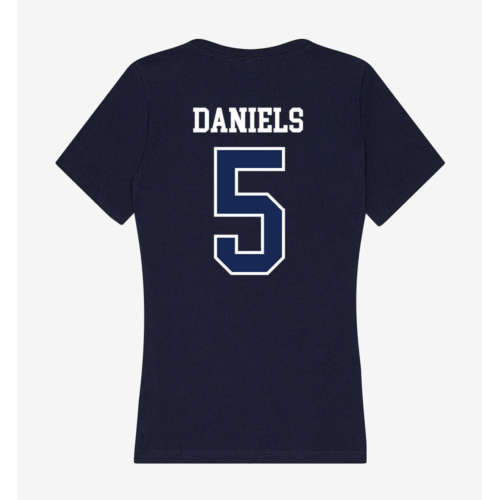 CBU - NCAA Men's Basketball : Miles Daniels - Women's V-Neck T-Shirt-1