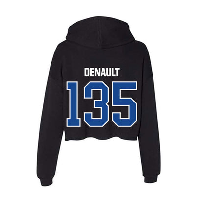 Grand Valley - NCAA Wrestling : Paisley DeNault - Women's Crop Fleece Hoodie-1