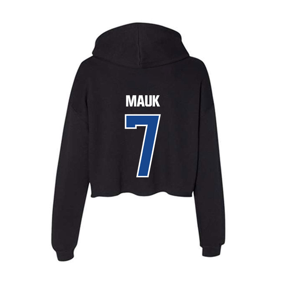 Grand Valley - NCAA Softball : Jasmine Mauk - Women's Crop Fleece Hoodie-1