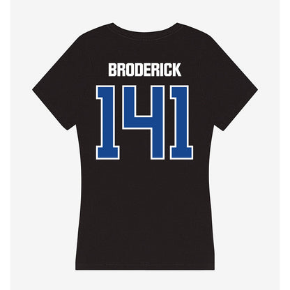 Grand Valley - NCAA Wrestling : Braden Broderick - Women's V-Neck T-Shirt-1