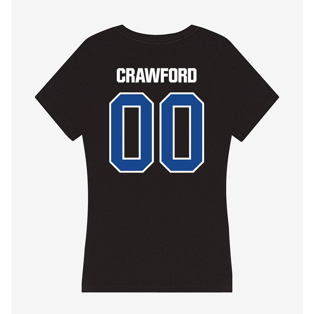 Grand Valley - NCAA Baseball : Nathan Crawford - Women's V-Neck T-Shirt-1