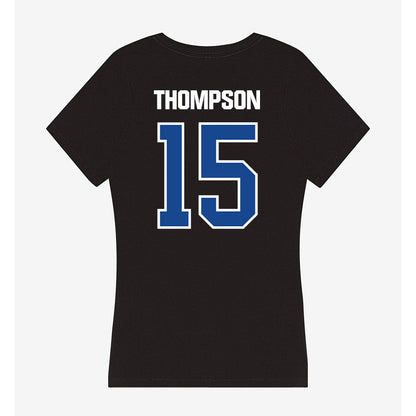 Grand Valley - NCAA Men's Basketball : Shamus Thompson - Women's V-Neck T-Shirt-1
