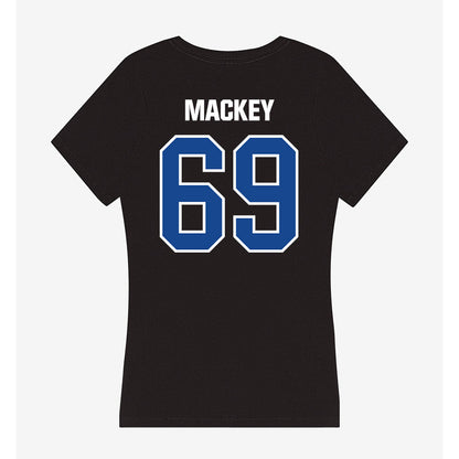 Grand Valley - NCAA Football : Cannon Mackey - Women's V-Neck T-Shirt-1