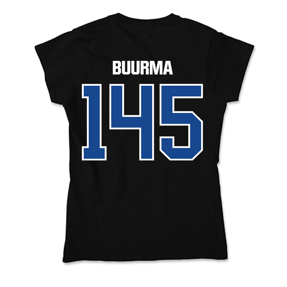 Grand Valley - NCAA Wrestling : Maggie Buurma - Soft Style Women’s T-Shirt-1