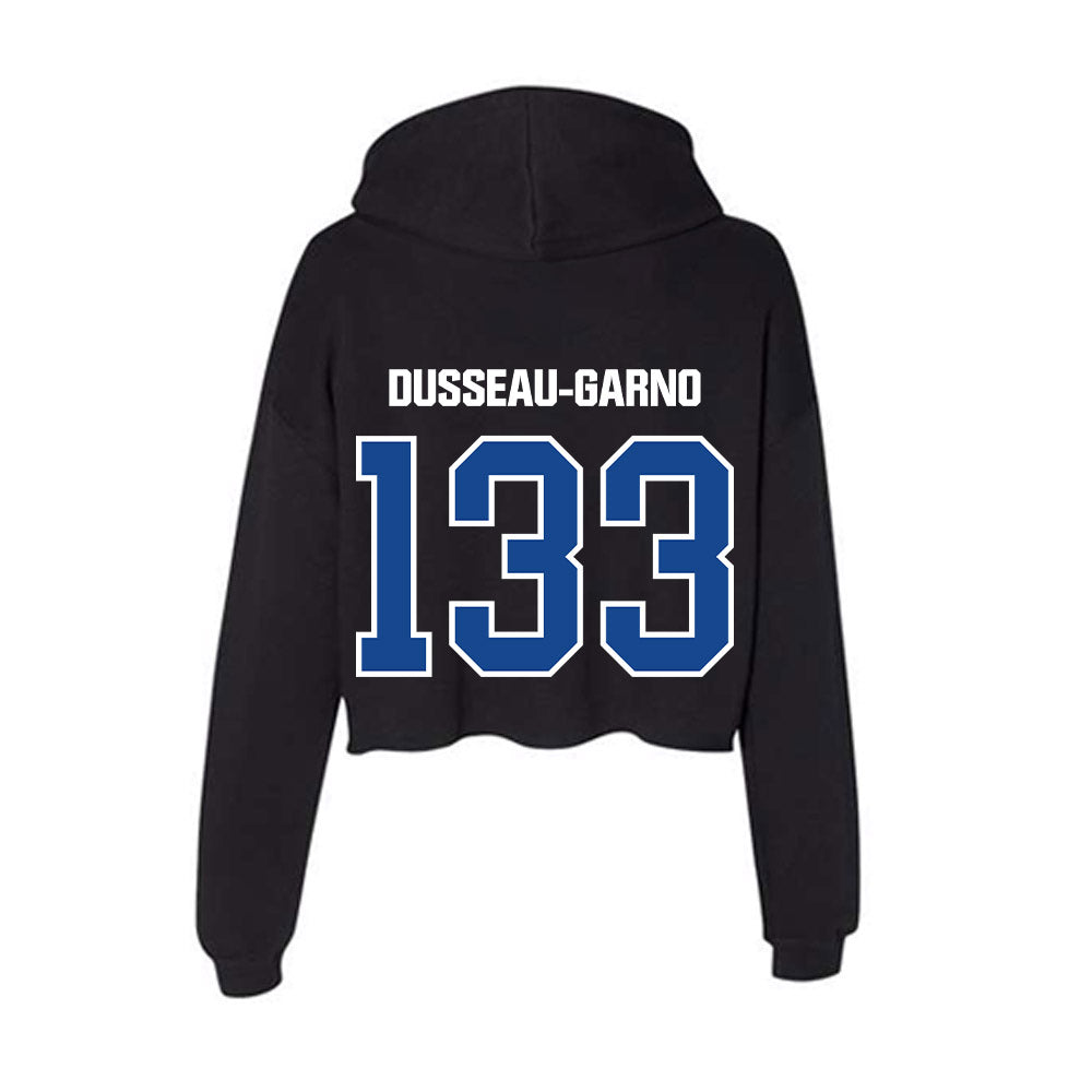 Grand Valley - NCAA Wrestling : Wyatt Dusseau-Garno - Women's Crop Fleece Hoodie-1