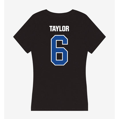 Grand Valley - NCAA Football : Daylin Taylor - Women's V-Neck T-Shirt-1