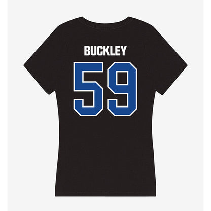 Grand Valley - NCAA Football : Tre' vonte Buckley - Women's V-Neck T-Shirt-1