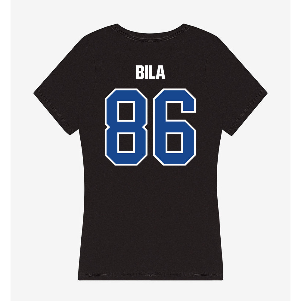 Grand Valley - NCAA Football : Colton Bila - Women's V-Neck T-Shirt-1