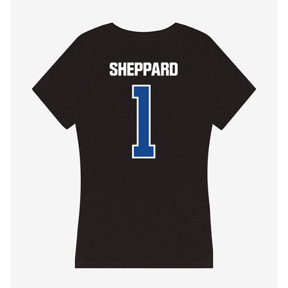 Grand Valley - NCAA Football : Keshawn Sheppard - Women's V-Neck T-Shirt-1