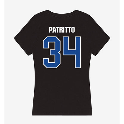Grand Valley - NCAA Football : Cole Patritto - Women's V-Neck T-Shirt-1