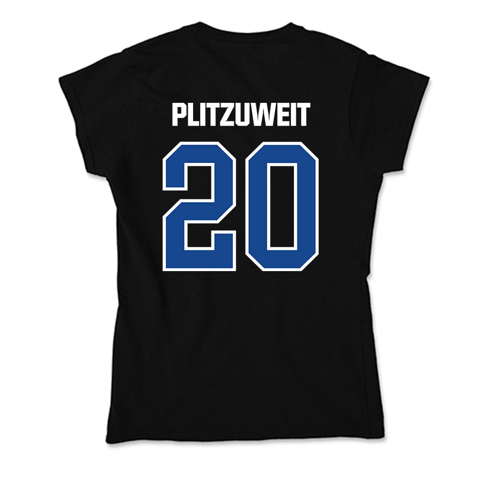 Grand Valley - NCAA Women's Basketball : Lexi Plitzuweit - Soft Style Women’s T-Shirt-1