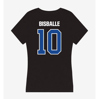 Grand Valley - NCAA Women's Basketball : MacKenzie Bisballe - Women's V-Neck T-Shirt-1
