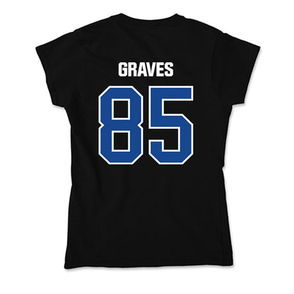 Grand Valley - NCAA Football : Eli Graves - Soft Style Women’s T-Shirt-1