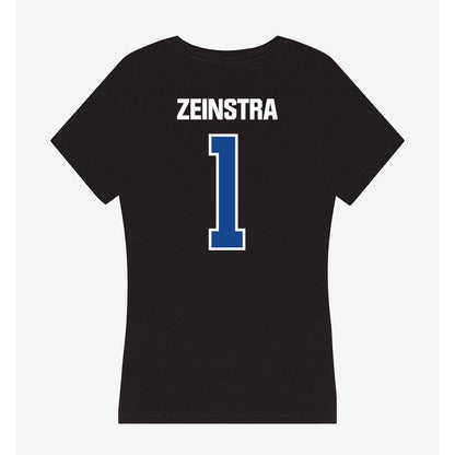 Grand Valley - NCAA Women's Basketball : Avery Zeinstra - Women's V-Neck T-Shirt-1
