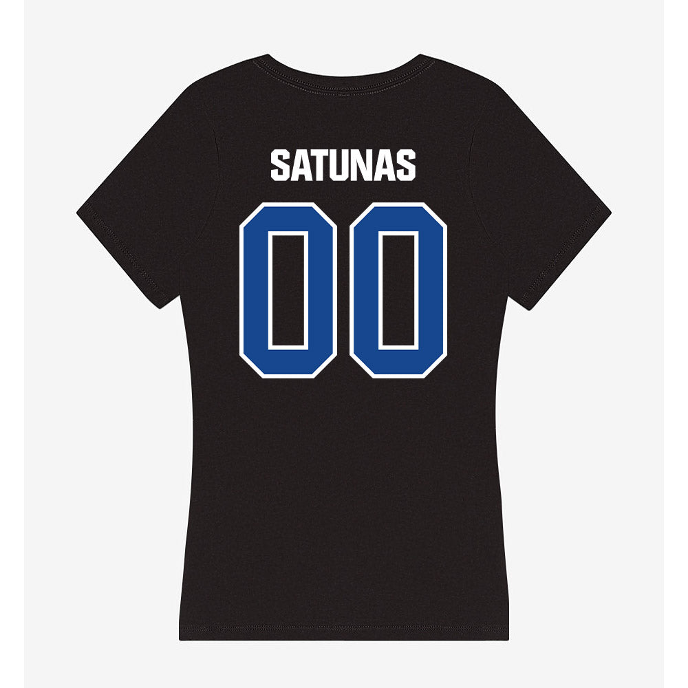 Grand Valley - NCAA Baseball : Drew Satunas - Women's V-Neck T-Shirt-1