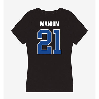 Grand Valley - NCAA Baseball : JJ Manion - Women's V-Neck T-Shirt-1