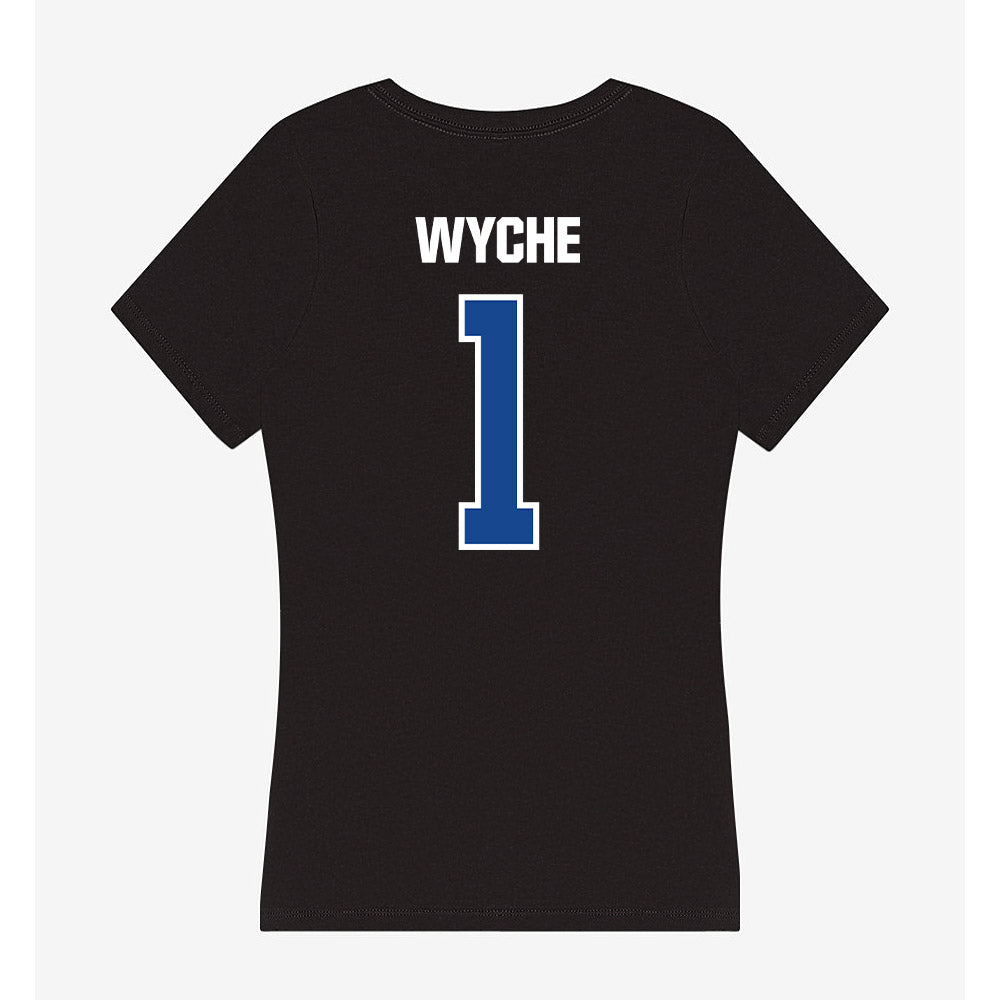 Grand Valley - NCAA Football : lynn wyche - Women's V-Neck T-Shirt-1