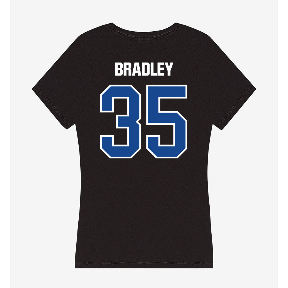 Grand Valley - NCAA Baseball : Collin Bradley - Women's V-Neck T-Shirt-1