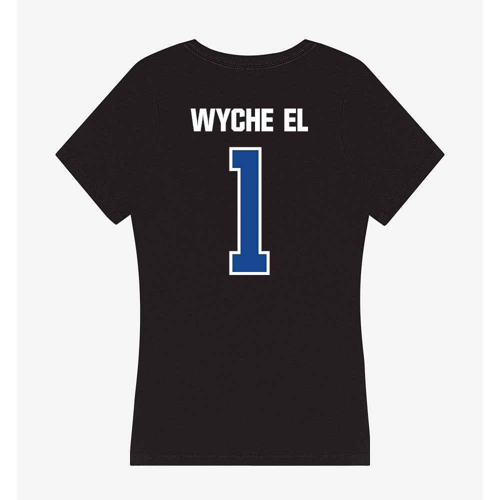 Grand Valley - NCAA Football : Lynn Wyche El - Women's V-Neck T-Shirt-1