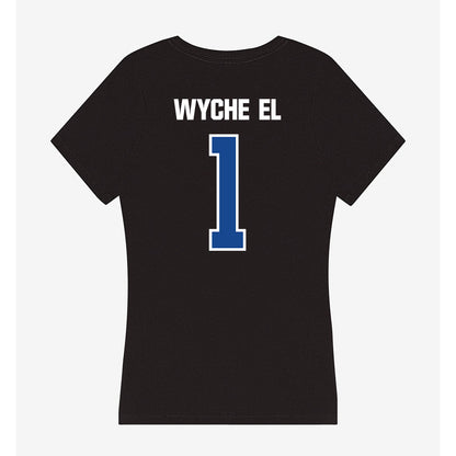 Grand Valley - NCAA Football : Lynn Wyche El - Women's V-Neck T-Shirt-1