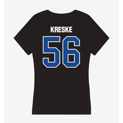 Grand Valley - NCAA Football : David Kreske - Women's V-Neck T-Shirt-1