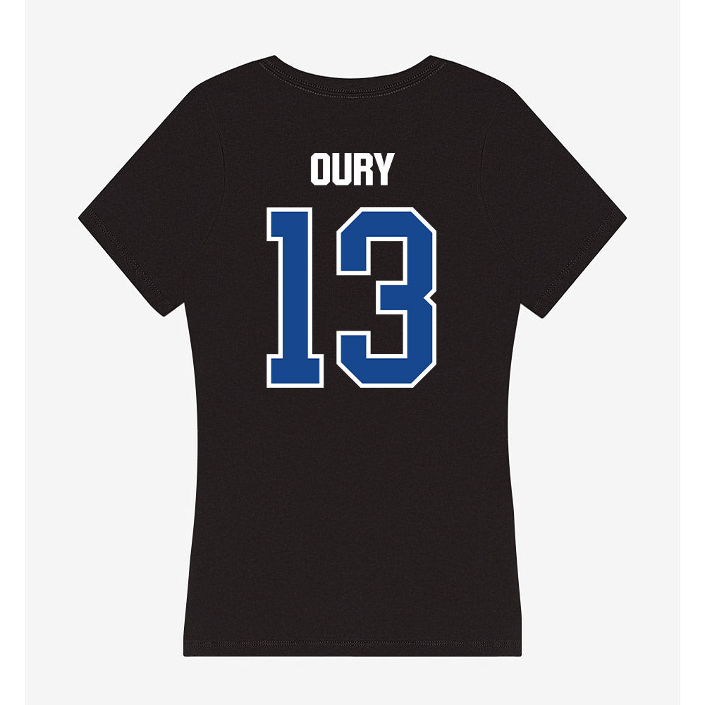 Grand Valley - NCAA Football : Noah Oury - Women's V-Neck T-Shirt-1