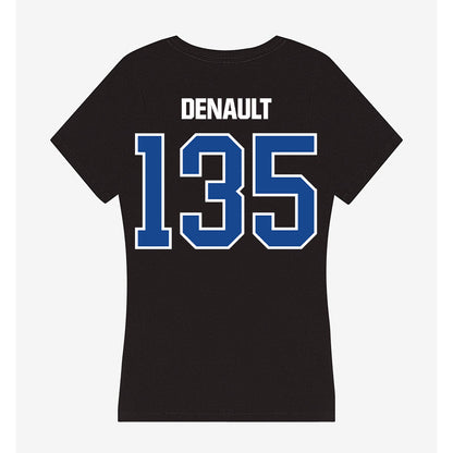 Grand Valley - NCAA Wrestling : Paisley DeNault - Women's V-Neck T-Shirt-1