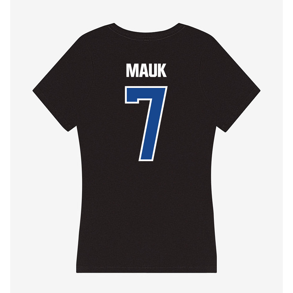 Grand Valley - NCAA Softball : Jasmine Mauk - Women's V-Neck T-Shirt-1