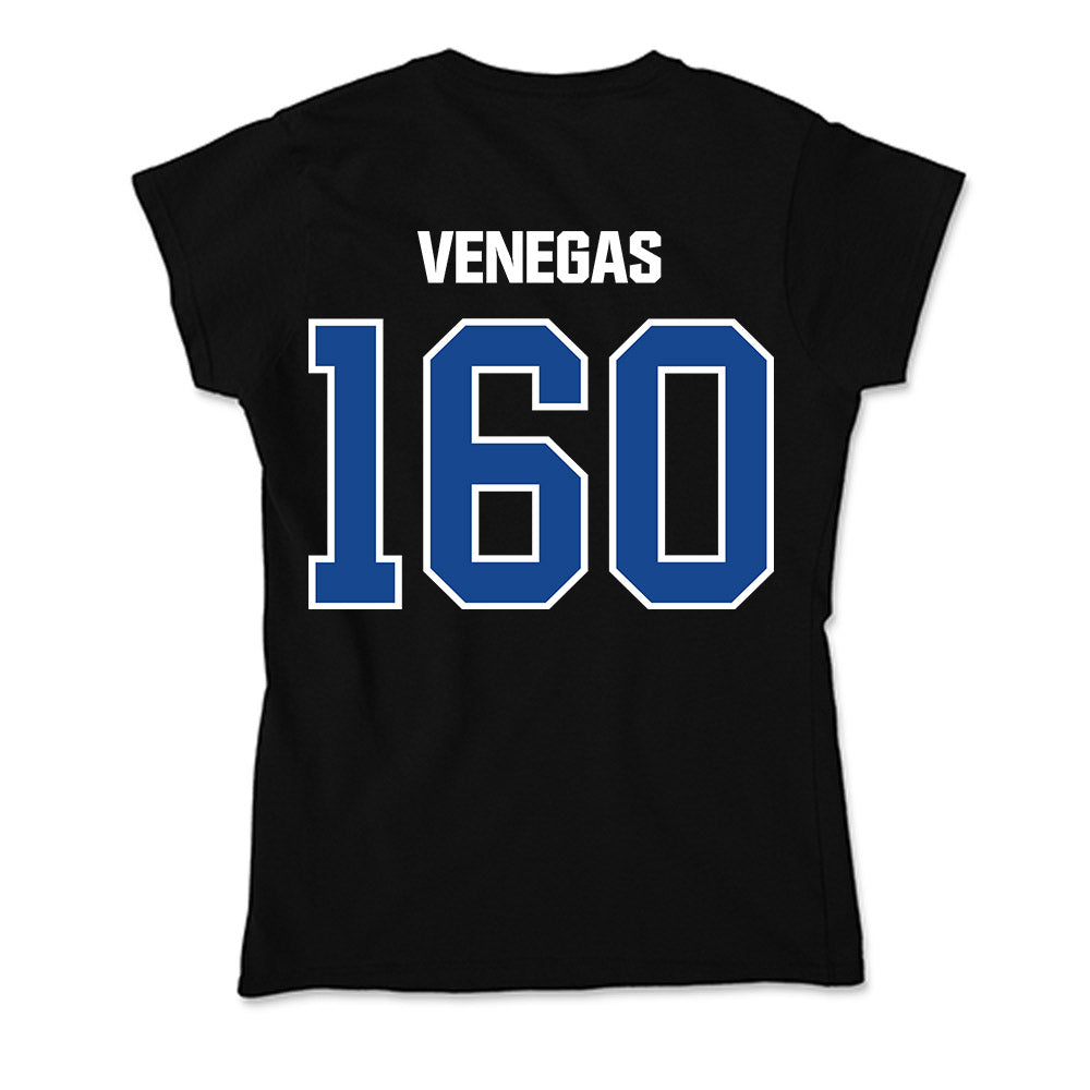 Grand Valley - NCAA Wrestling : Rihanna Venegas - Soft Style Women’s T-Shirt-1