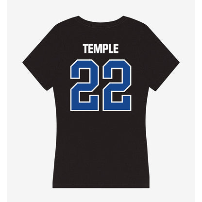 Grand Valley - NCAA Football : Troy Temple - Women's V-Neck T-Shirt-1