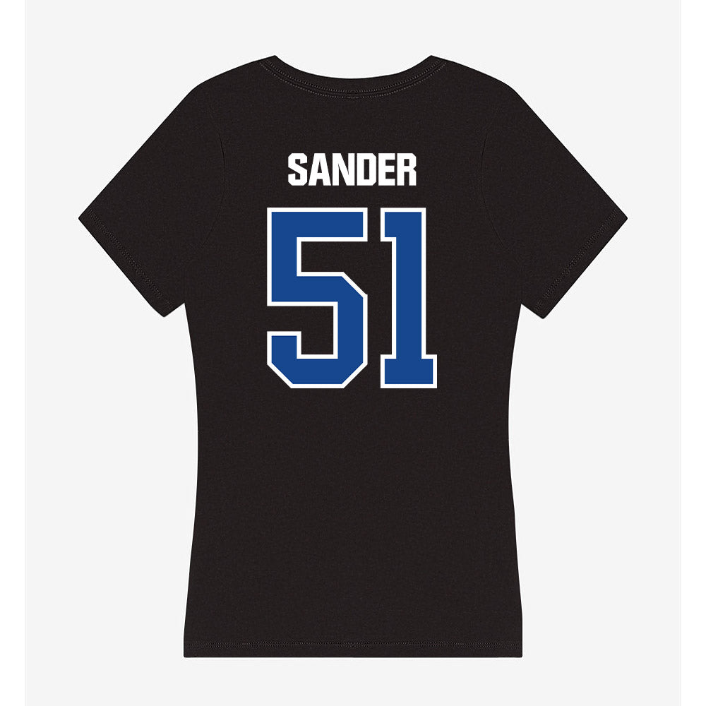 Grand Valley - NCAA Football : Joshua Sander - Women's V-Neck T-Shirt-1