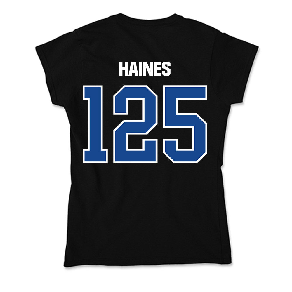 Grand Valley - NCAA Wrestling : Mason Haines - Soft Style Women’s T-Shirt-1