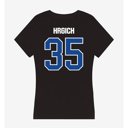 Grand Valley - NCAA Football : Trace Hrgich - Women's V-Neck T-Shirt-1