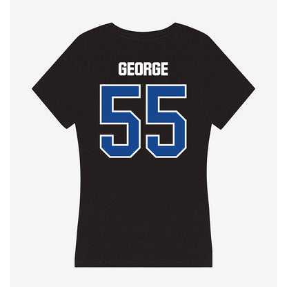 Grand Valley - NCAA Football : Jonnell George - Women's V-Neck T-Shirt-1