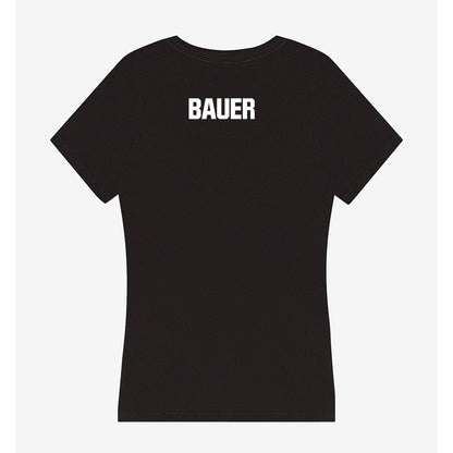 Grand Valley - NCAA Men's Track & Field : Quinton Bauer - Women's V-Neck T-Shirt-1