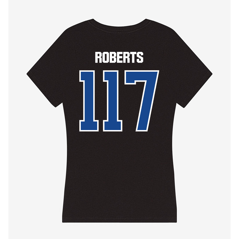Grand Valley - NCAA Wrestling : Libby Roberts - Women's V-Neck T-Shirt-1