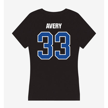 Grand Valley - NCAA Baseball : Owen Avery - Women's V-Neck T-Shirt-1