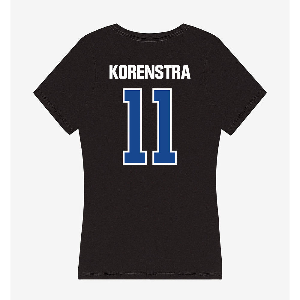 Grand Valley - NCAA Football : Will Korenstra - Women's V-Neck T-Shirt-1