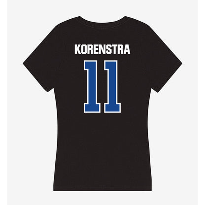 Grand Valley - NCAA Football : Will Korenstra - Women's V-Neck T-Shirt-1