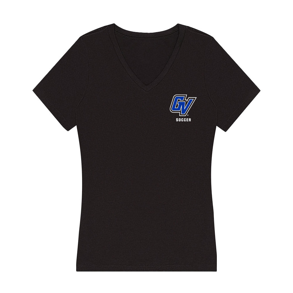 Grand Valley - NCAA Women's Soccer : Shea Douglass - Women's V-Neck T-Shirt-0