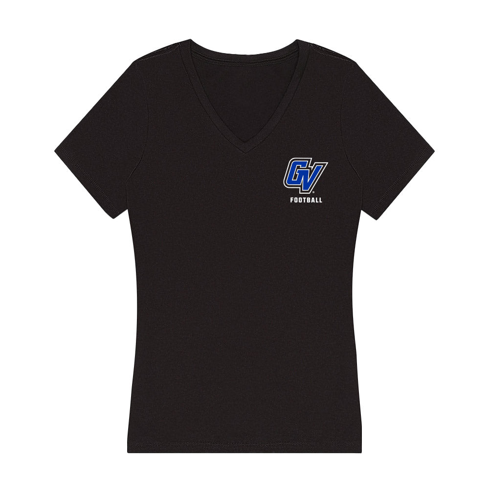Grand Valley - NCAA Football : Thomas Jolly - Women's V-Neck T-Shirt-0