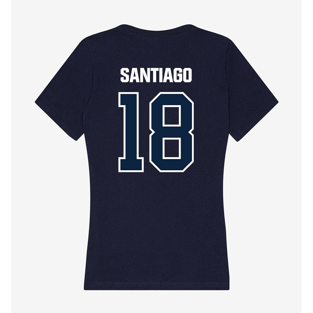 UNF - NCAA Women's Volleyball : Julianna Santiago - Women's V-Neck T-Shirt-1