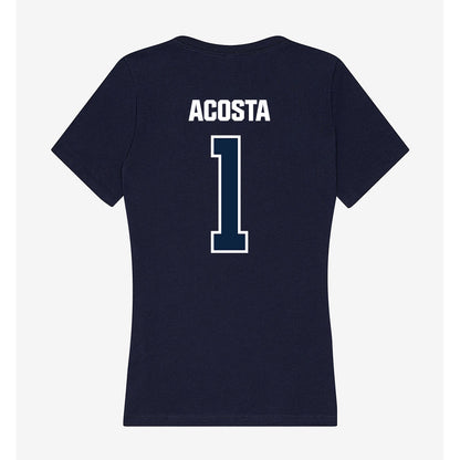 UNF - NCAA Baseball : Jonathan Acosta - Women's V-Neck T-Shirt-1
