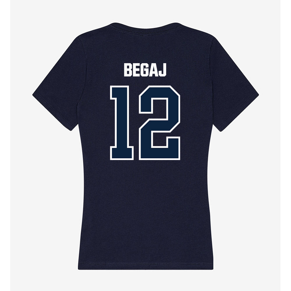 UNF - NCAA Men's Basketball : Arden Begaj - Women's V-Neck T-Shirt-1