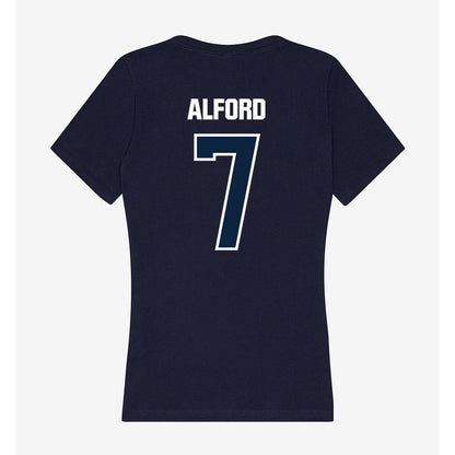 UNF - NCAA Baseball : Seth Alford - Women's V-Neck T-Shirt-1