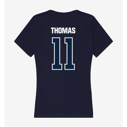 UNF - NCAA Women's Soccer : Peyton Thomas - Women's V-Neck T-Shirt-1