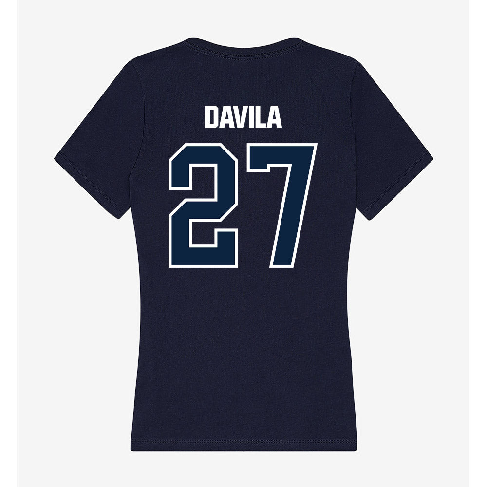 UNF - NCAA Softball : Hannah Davila - Women's V-Neck T-Shirt-1