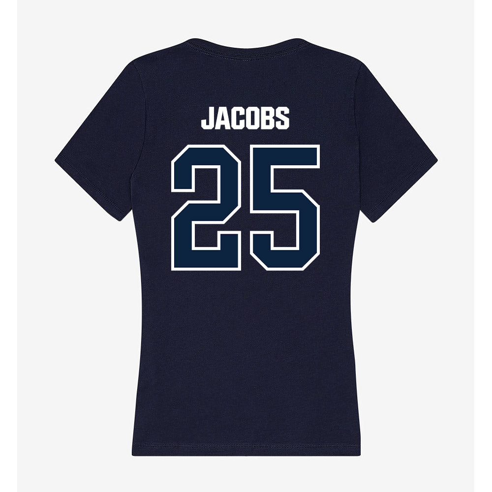 UNF - NCAA Men's Basketball : Gabriel Jacobs - Women's V-Neck T-Shirt-1