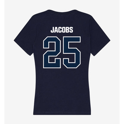 UNF - NCAA Men's Basketball : Gabriel Jacobs - Women's V-Neck T-Shirt-1